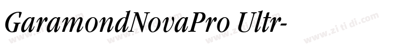 GaramondNovaPro Ultr字体转换 GaramondNovaPro Ultr字体转换